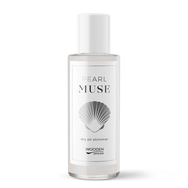 Drevená lyžička Glitter Dry Oil Pearl Muse <tc>BIO</tc> (100 ml)