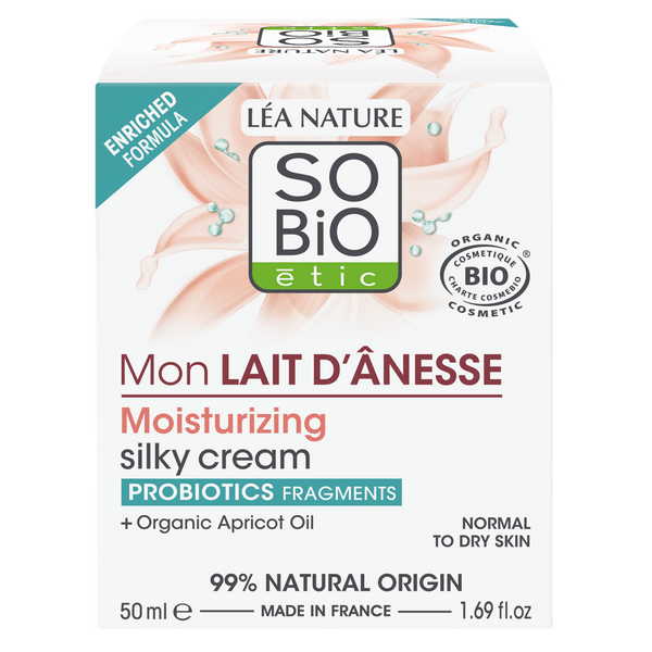 SO’BiO étic Krém hedvábný hydratační s oslím mlékem BIO (50 ml)