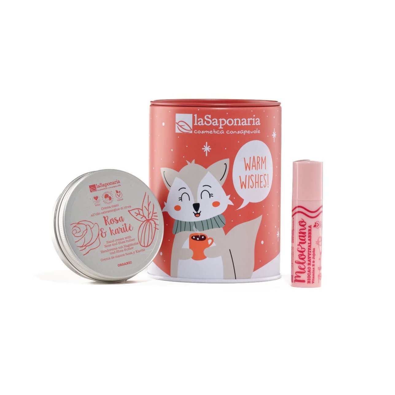 laSaponaria Dárková kosmetická sada Pokladnička (2 ks) - Polární liška