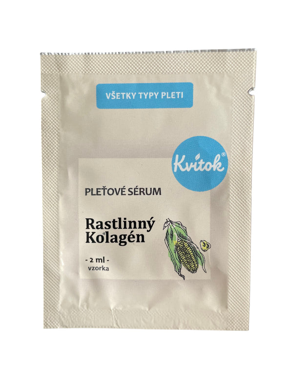 Kvitok Pleťové sérum - Rostlinný kolagen - vzorek (2 ml)