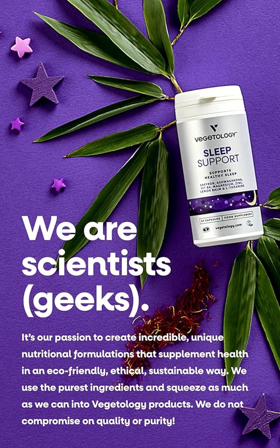 Vegetology Sleep Support - prírodná podpora spánku (60 kapsúl)