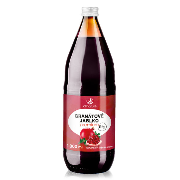 Allnature Šťáva z granátového jablka Premium BIO (1 l) - pošk. obal