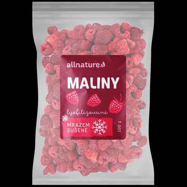 Allnature mrazom sušené maliny (100 g)