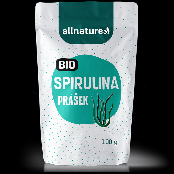 Allnature Spirulina prášok <tc>BIO</tc> (100 g)