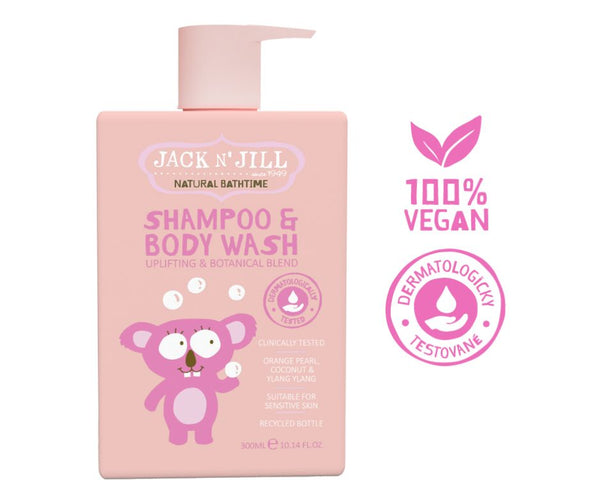 Detský šampón a sprchový gél Jack n' Jill (300 ml)