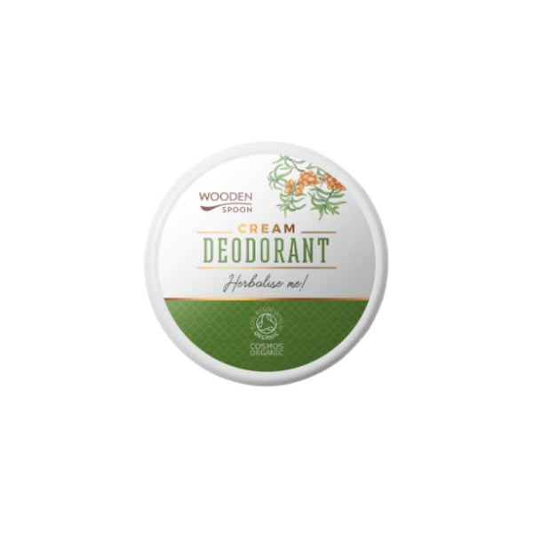 Drevená lyžička Prírodný krémový dezodorant "Herbalise Me!" <tc>BIO</tc>