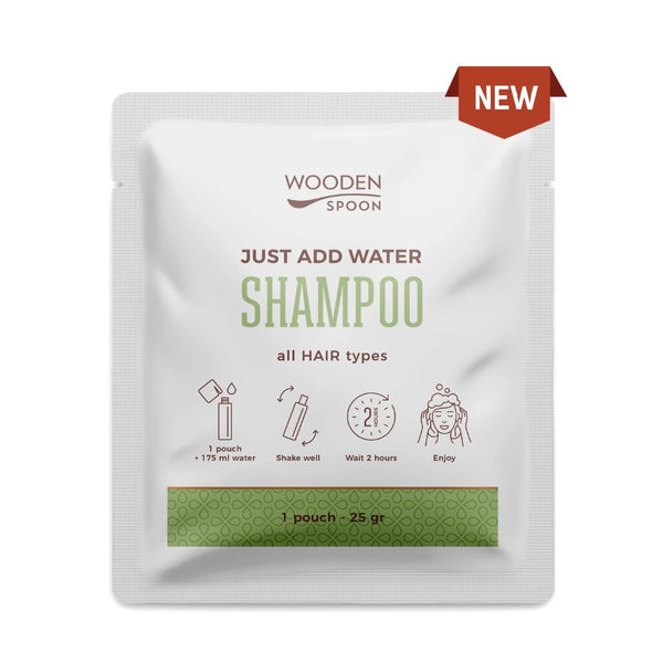 Drevená lyžica Eco šampón na vlasy "Stačí pridať vodu!" <tc>BIO</tc> (25 g)