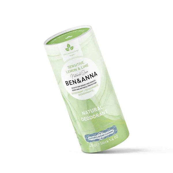 Dezodorant Ben & Anna Sensitive (40 g) - Citrón a limetka
