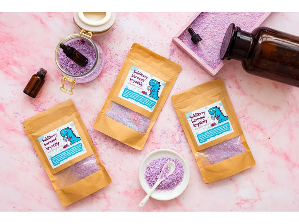 Pure Harmony Bublíkovy barevné krystaly do koupele s probiotiky (160 g)