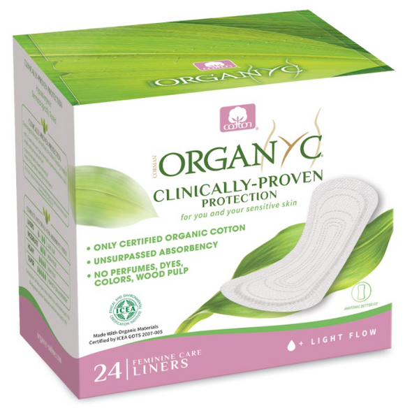 Organyc Slip Inserts Light (24 ks) - II. kvalita