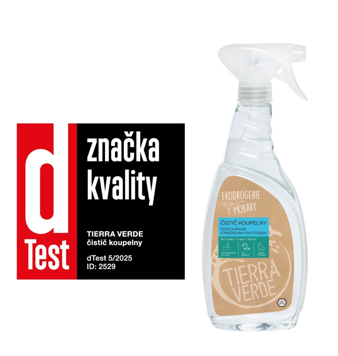 Tierra Verde Čistič kúpeľne s BIO mätou
