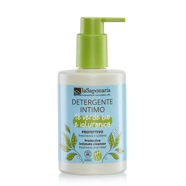 laSaponaria Intimní mycí gel ochranný se zeleným čajem BIO (250 ml)