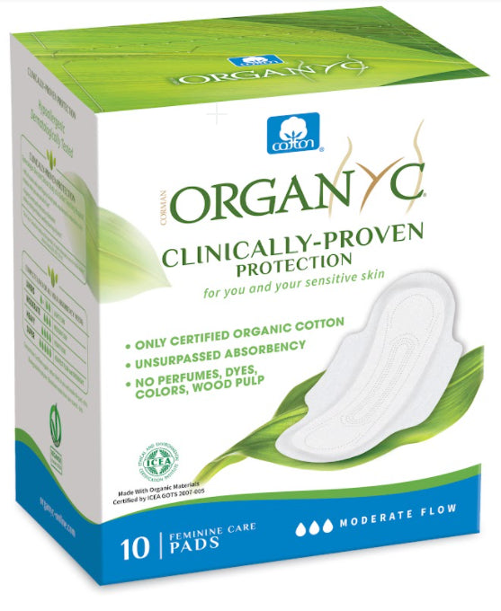 Organyc mierne denné vložky s krídelkami (10 ks) - II. kvalita