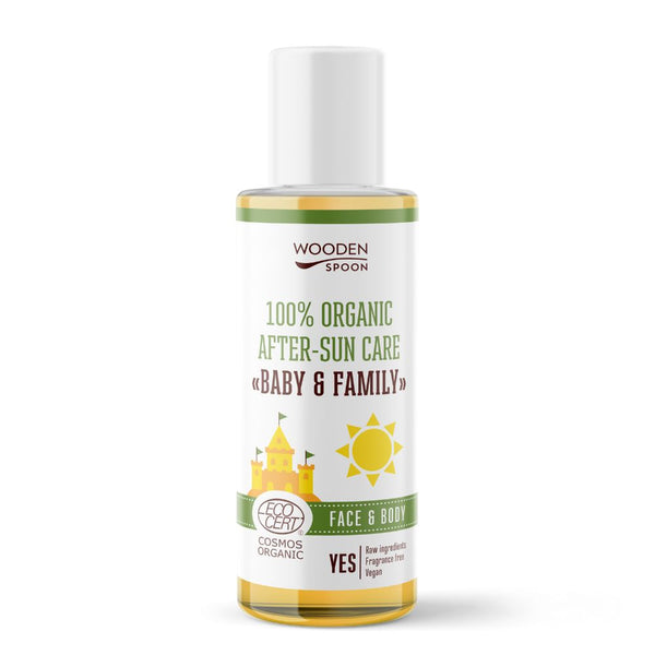 Drevená lyžička Baby & Family Organický olej po opaľovaní <tc>BIO</tc> (100 ml)