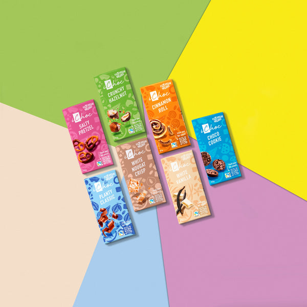 iChoc Tabulka křupavý oříšek vegan BIO (80 g)