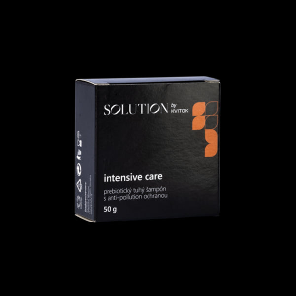Kvitok Solution Prebiotický tuhý šampón s ochranou proti znečisteniu Intensive Care (50 g)