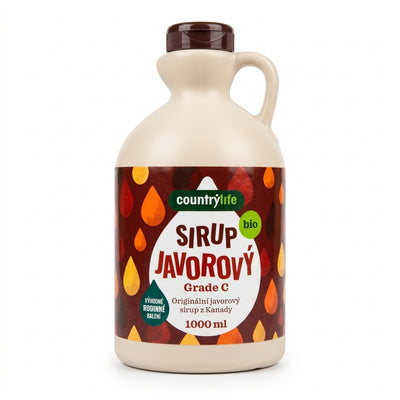 Country Life Sirup javorový Grade C BIO (1 l)