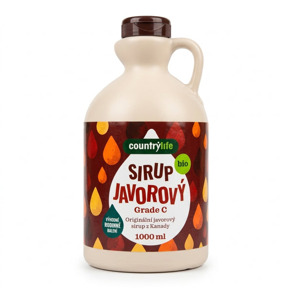 Country Life Sirup javorový Grade C BIO (1 l)