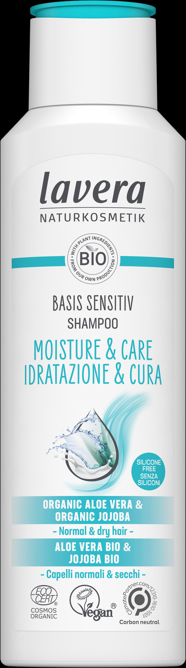 Lavera Basis Sensitive hydratačný šampón Moisture & Care <tc>BIO</tc> (250 ml)