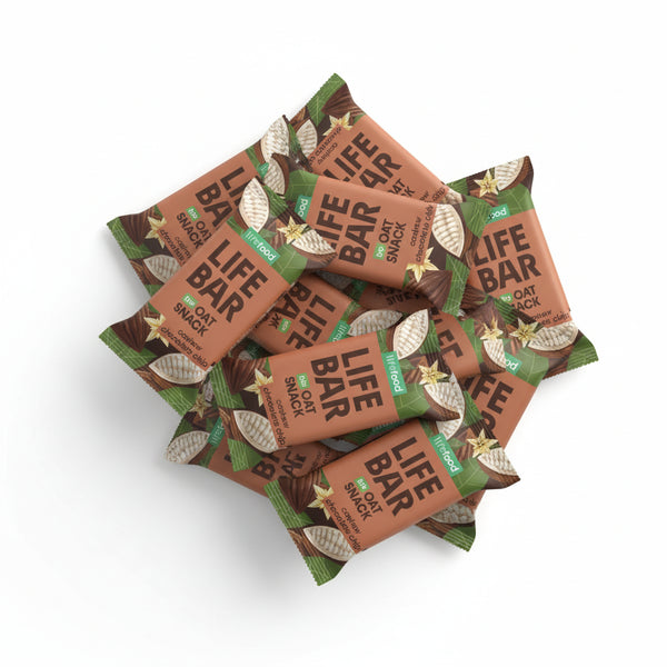 Lifefood Zvýhodněná sada 13 + 2 tyčinky zdarma - Lifebar Oat Snack Chocolate Chip BIO (15 x 40 g)