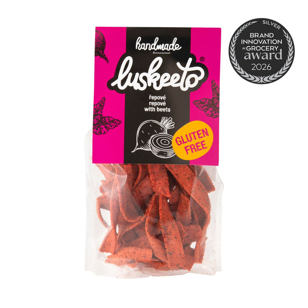 Luskeeto Krekry luštěninové s červenou řepou (70 g)