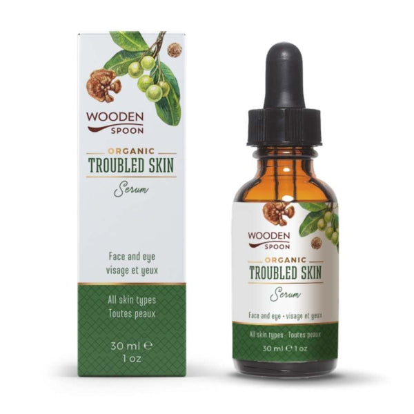 Drevená lyžička Sérum na problematickú pleť s tamanu a marulovým olejom <tc>BIO</tc> (30 ml)