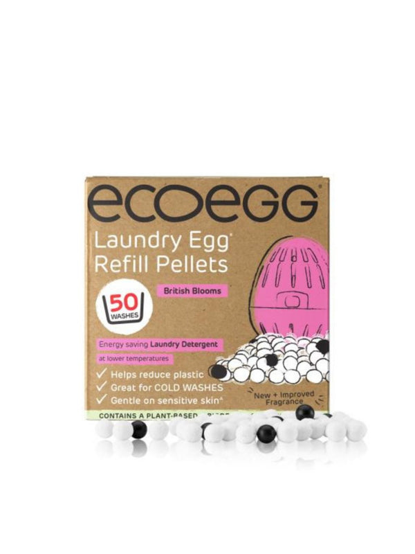 Ecoegg Náplň do práčky na vajíčka s vôňou britských kvetov - na 50 pracích cyklov