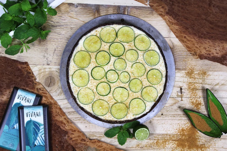 Mojito tarta s kokosovým cukrem