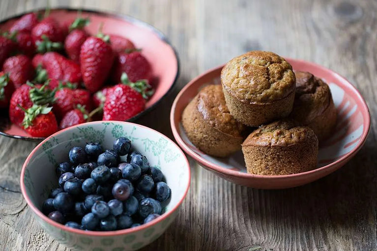 Muffiny s ovesnými vločkami a kokosovým olejem