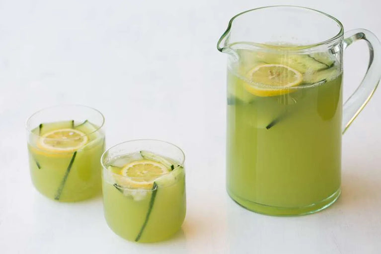 Okurková limonáda s nádechem zázvoru