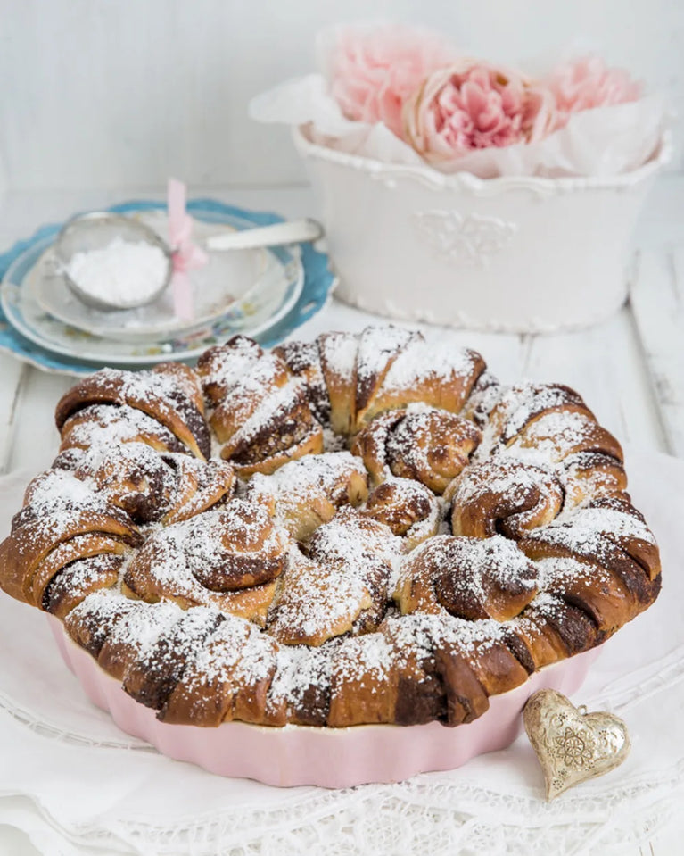 Ořechovo-nugátové croissanty