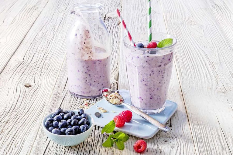 Ovocný müsli shake