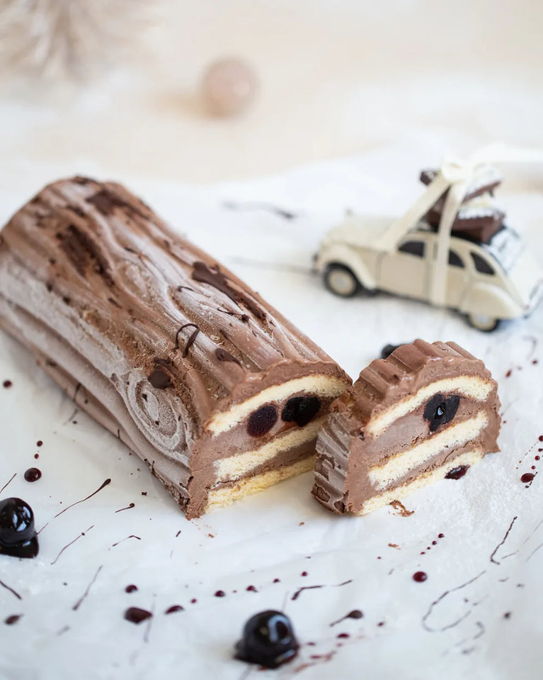 Zmrzlinový dort Bûche de Noël