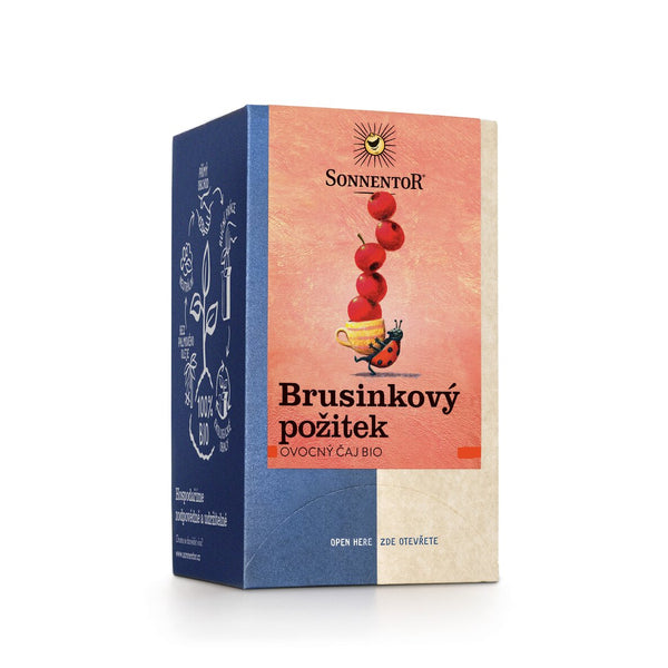 Sonnentor Ovocný čaj BIO Brusinkový požitek - nálev. sáčky (18 x 2,8 g)