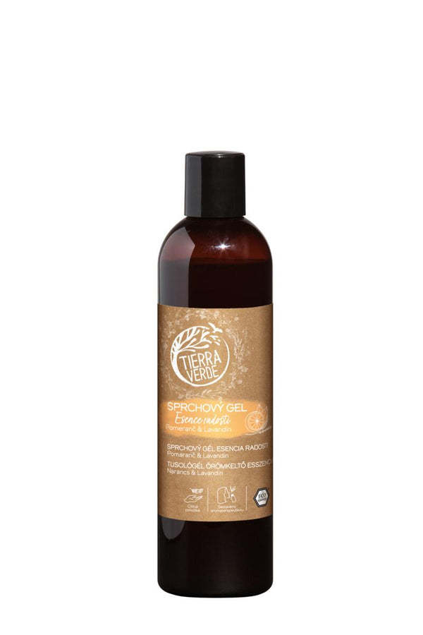 Tierra Verde Sprchový gel Esence radosti - Pomeranč & lavandin