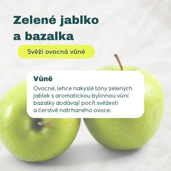 Attitude Prostředek na mytí nádobí s vůní zeleného jablka a bazalky (700 ml)