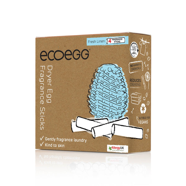 Kazeta na sušenie bielizne Ecoegg - svieža bavlna (4 ks)
