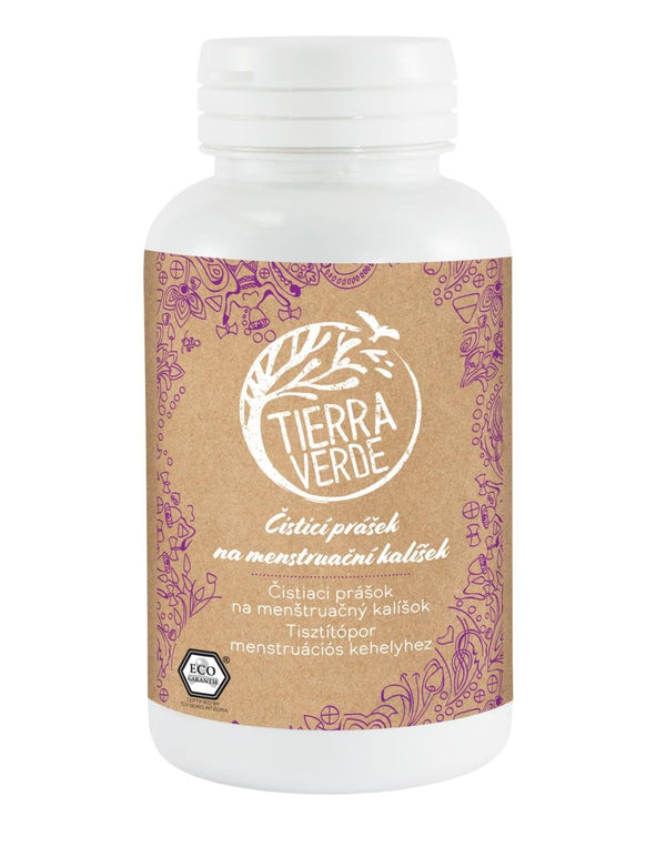 Tierra Verde Čisticí prášek na menstruační kalíšek (200 g) - pošk. obal