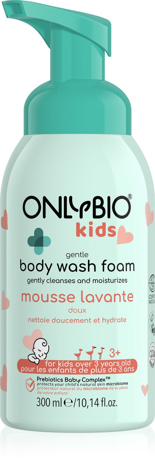 OnlyBio Jemná umývacia pena pre deti od 3 rokov (300 ml)
