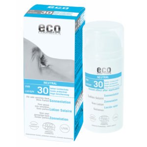 Eco Cosmetics Neutrálny opaľovací krém bez parfumu SPF 30 <tc>BIO</tc> (100ml)
