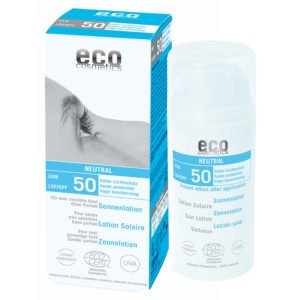 Eco Cosmetics Neutrálny opaľovací krém bez parfumu SPF 50 <tc>BIO</tc> (100ml)