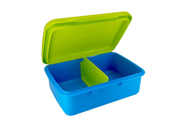 Box na zdravé občerstvenie - modrý/zelený