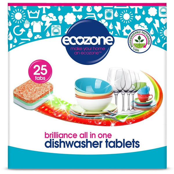 Tablety do umývačky riadu Ecozone Brilliance - všetko v jednom