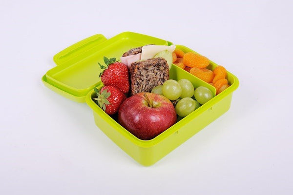 Krabička na zdravé občerstvenie - zelená