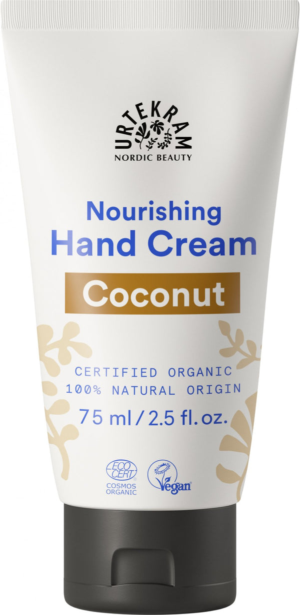 Urtekram Výživný krém na ruky s panenským kokosom. olej <tc>BIO</tc> (75 ml)