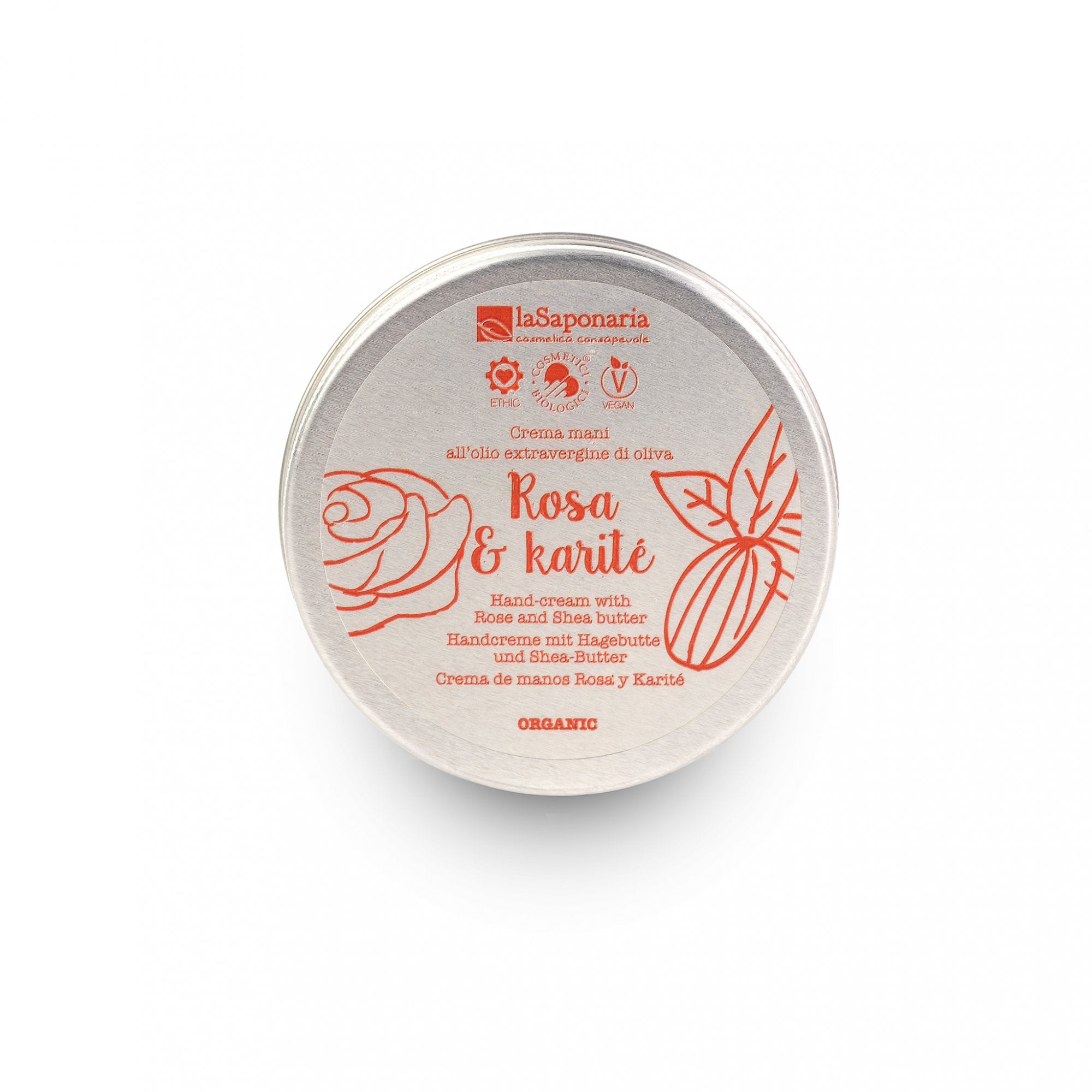 laSaponaria Krém na ruky s damašskou ružou <tc>BIO</tc> (60 ml)