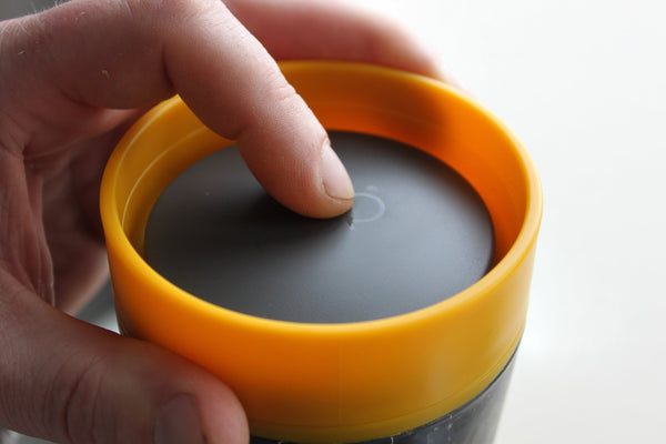 Kruhový pohár (227 ml) - čierny/tyrkysový