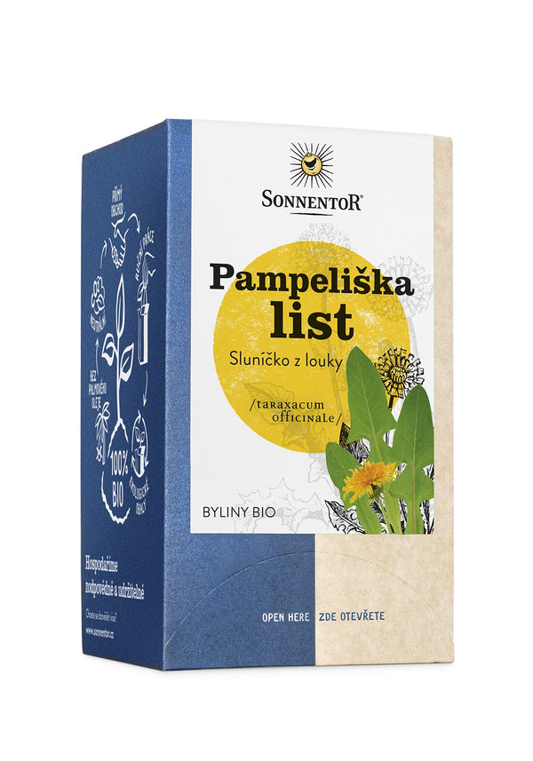 Sonnentor Púpavový list <tc>BIO</tc> - lievikové vrecká (18 x 1,2 g)
