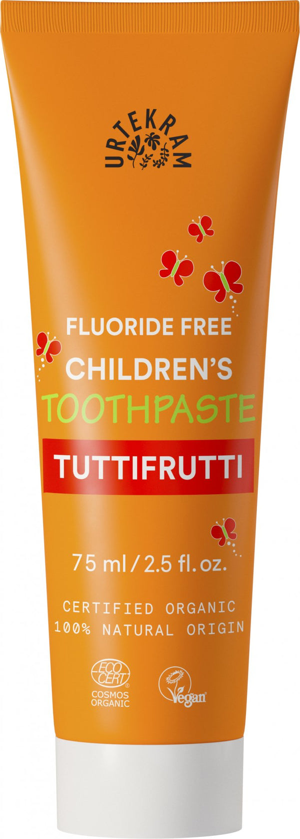 Urtekram Detská zubná pasta Tutti frutti <tc>BIO</tc> (75 ml)