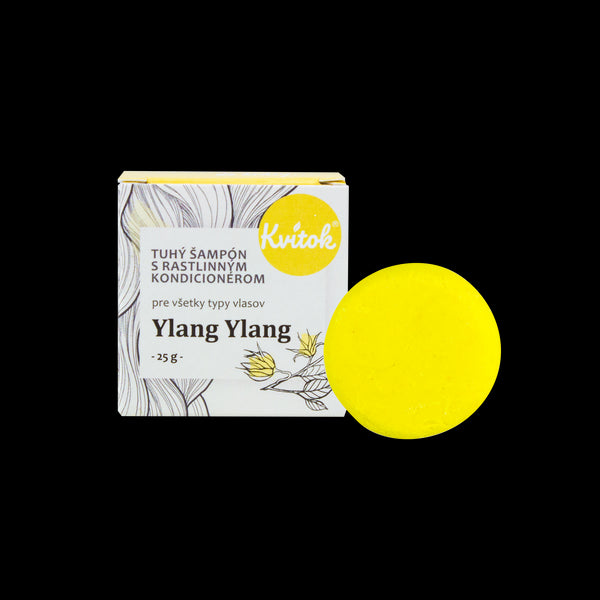 Kvitok Tuhý šampón s kondicionérom pre svetlé vlasy Ylang Ylang